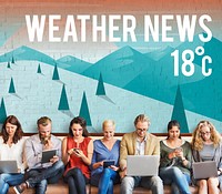 Weather Update Temperature Forecast News Meteorology Concept