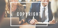 Copyright Trademark Original Right Reserved Concept