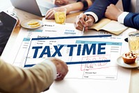 Payment Received Taxation Tax Time Concept