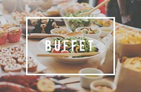 Food Party Buffet Variety Dining Concept