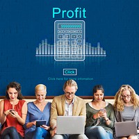 Profit Savings View Earnings View Total Amount Concept