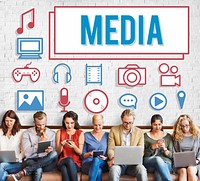 Media Mass Communication Entertainment Multimedia Concept
