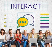 Interact Trends Connection Discussion Concept