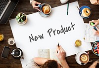 New Product Launch Market Research Branding Concept