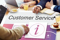 Information Customer Service Help Desk Concept