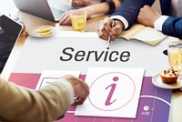 Information Customer Service Help Desk Concept