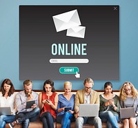Online Connection Internet Network Social Media Concept