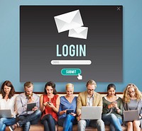 Log-in Enter Join Register Registry Subscribe Concept