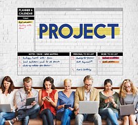 Project Forecast Predict Task Strategy Job Plan Concept