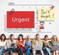 Urgent Calendar Plan Planning Organizer Concept