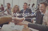 Interaction Communicating Colleagues Connection Concept