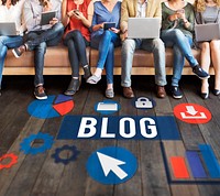 Blog Blogging Media Messaging Social Network Media Concept