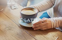 Latte Coffee Relaxing Break Time Rest Concept