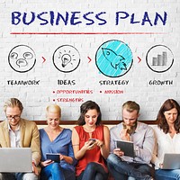 Business Plan Growth Strategy Concept