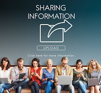 Data Transfer Exchange Sharing Sync Upload Concept