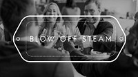 Blow of steam Celebrate Good Times Achievement Concept