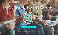 Connection Internet Communication Network Sharing Concept