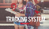 Tracking System Eletronic Fitness Gadget Workout Concept