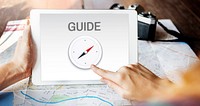 Guide Compass GPS Navigation Location Graphic Concept