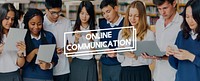 Online Communication Information Message Concept
