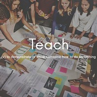 Teach Teaching Education Mentoring Coaching Training Concept