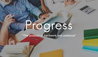Progress Product Hardwork Patience Graphic Concept