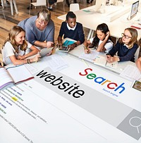 Website Web Page Online Search Engine Optimization Concept