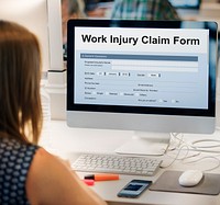 Work Injury Compensation Form Concept