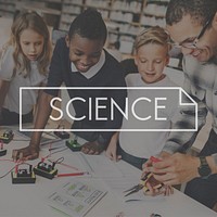 Science Experiment Innovation Research Study Concept