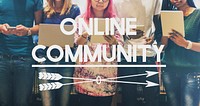 Online Community Social Media Networking Concept