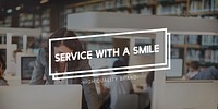 Service Smile Expression Customer Business Care Concept