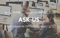 Consult Ask Us Advice Help Concept