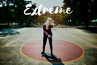 Skateboard Lifestyle Recreation Extreme Sport Concept