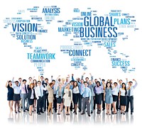 Global Business World Commercial Business People Concept