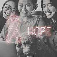 Breast Cancer Hope Healthcare Believe Concept