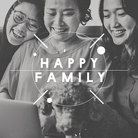 Happy Family Assurance People Graphic Concept