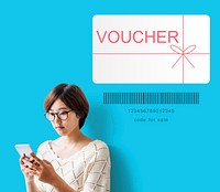 Voucher Coupon Gift Certificate Shopping Concept
