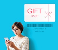 Gift Card Coupon Certificate Shopping Concept