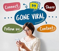 Internet Community Social Media Concept