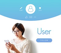 User Account Profile Registration Concept