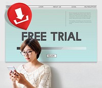 Free Trial Latest Update Download Concept