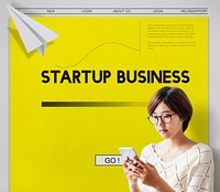 Paper Rocket Startup Business Concept