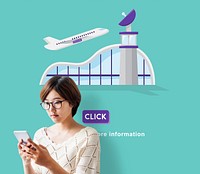 Business Trip Flights Travel Information Concept