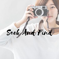 Seek Find Searching Discover Exploration Inspect Concept