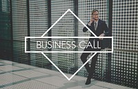 Business Call Marketing Planning Strategy Concept