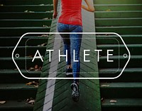 Athlete Sporty Healthy Exercise Fit Concept