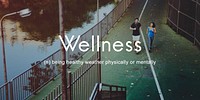 Salubrious Wellness Healthy Fitness Strong Powerful Concept