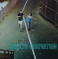 Health Fitness Healthcare Tracking Technology Concept