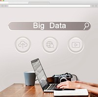 Big Data Domain Web Page SEO Concept