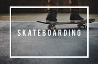 Skater Boy Skating Skateboarding Extreme Sport Concept